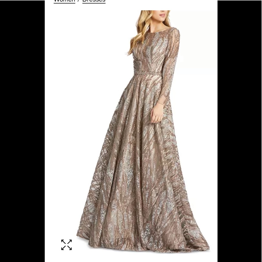 Brand new MAC DUGGAL BOWL GOWN